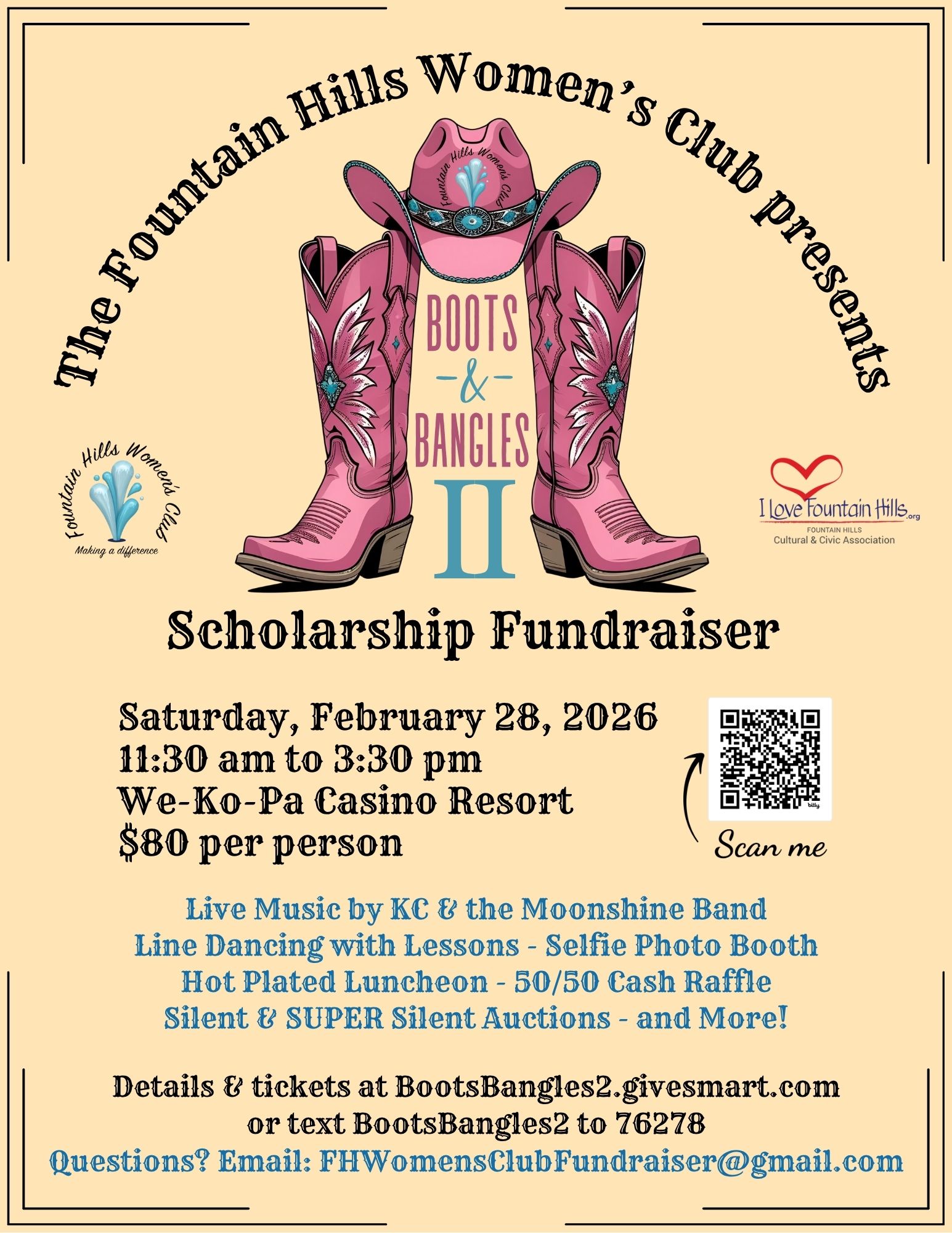 Boots & Bangles II Save the Date